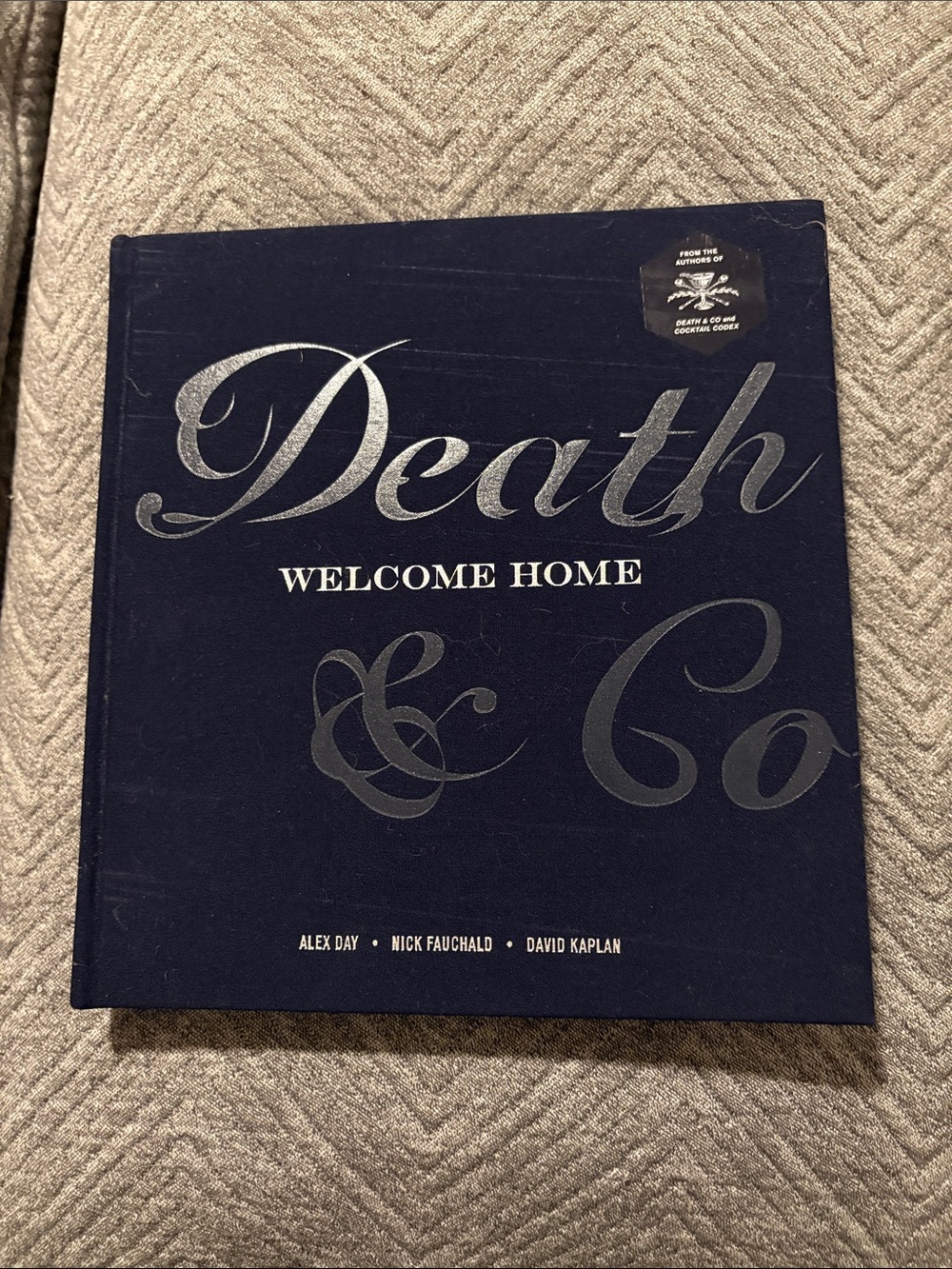 Death Welcome Home Decorative Coffee Table Book - Navy